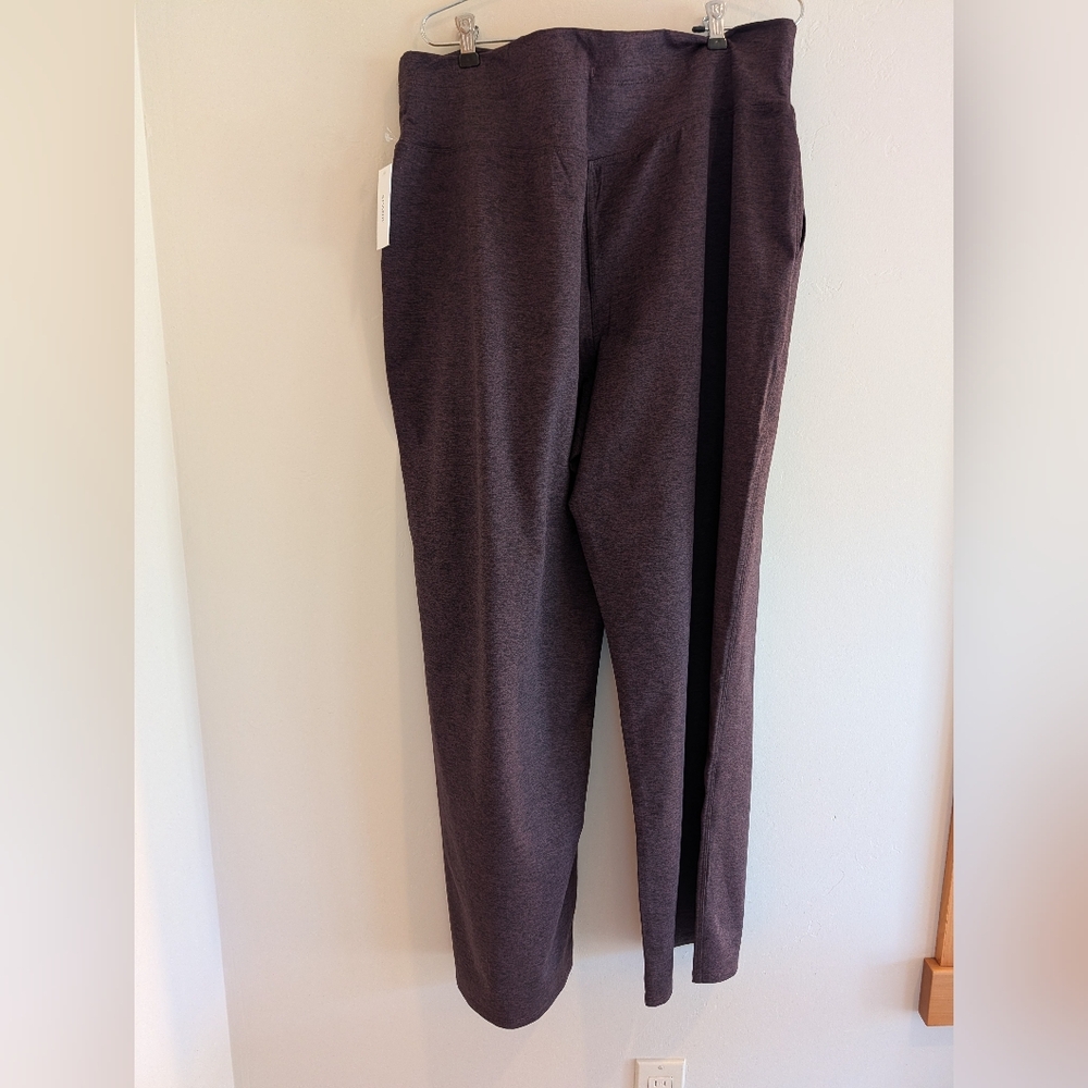 NWT Spanx Sky Soft Wide Leg Pant Truffle Brown Heather SIZE 1X - Picture 4 of 8